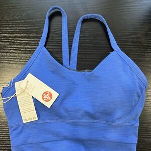 Manduka Women's Libertine
Bralette Top in Mazarine size XS